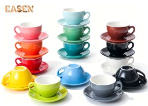 Ceramic cup and saucer